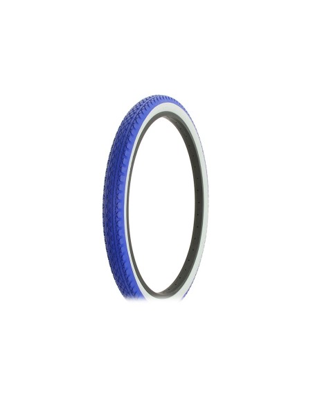 Tire 26 x 2.125 Blue/White Side Wall HF-133.